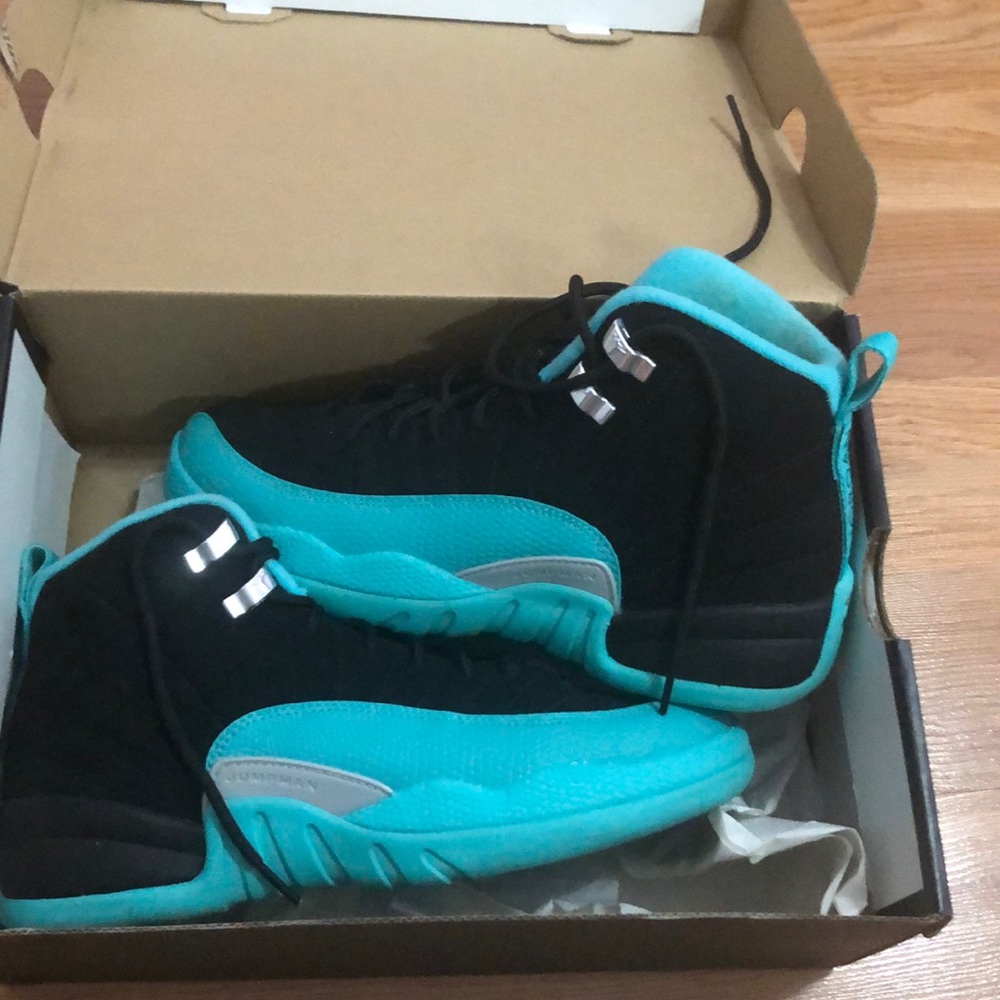 Jordan 12 retro GG black Hyper jade